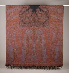 Shawl, Scottish, 1850-57. Creator: Unknown
