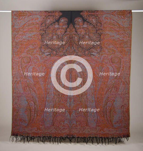 Shawl, Scottish, 1850-57. Creator: Unknown.