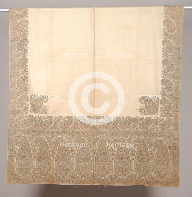 Shawl, Scottish, 1860-80. Creator: Unknown.