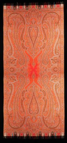 Shawl, Scottish, 1865-75. Creator: Unknown