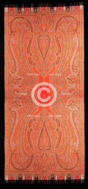 Shawl, Scottish, 1865-75. Creator: Unknown.