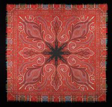Shawl, Scottish, ca. 1870. Creator: Unknown