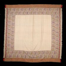 Shawl, Scottish, third quarter 19th century. Creator: Unknown