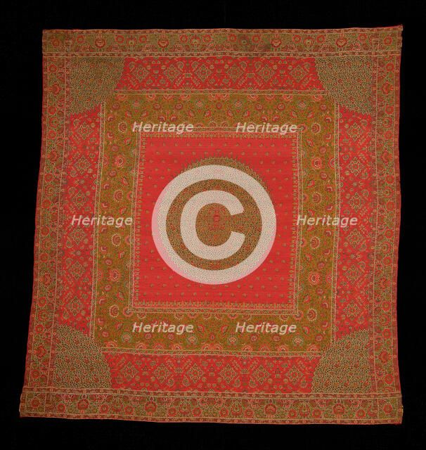 Shawl, possibly Austrian, 1830-39. Creator: Unknown.