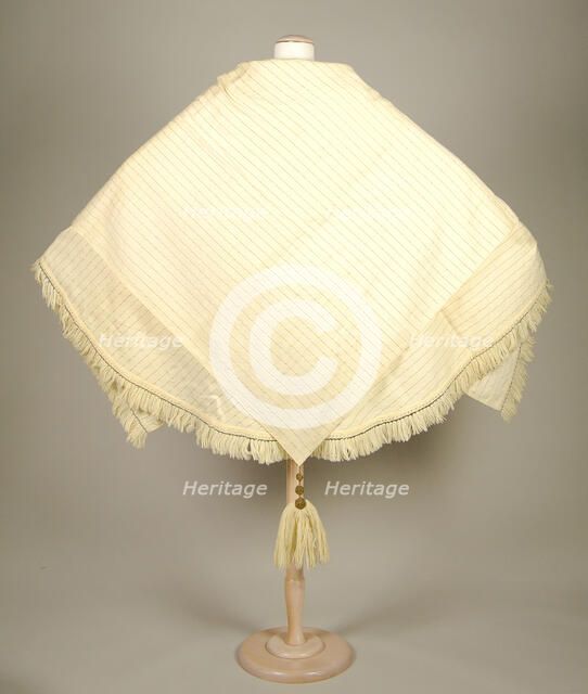 Shawl, possibly Moroccan, ca. 1866. Creator: Unknown.