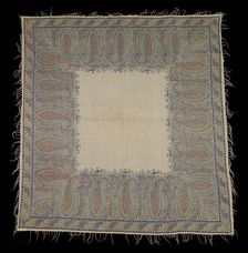 Shawl, possibly Swiss, 1850-59. Creator: Unknown