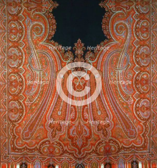 Shawl, Paisley, c. 1850. Creator: Unknown.