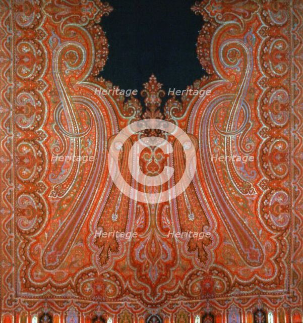 Shawl, Paisley, c. 1850. Creator: Unknown.