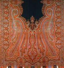 Shawl, Paisley, c. 1850. Creator: Unknown