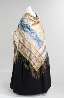 Shawl, probably American, 1840-49. Creator: Unknown