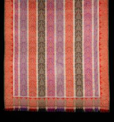Shawl, probably French, 1860-75. Creator: Unknown
