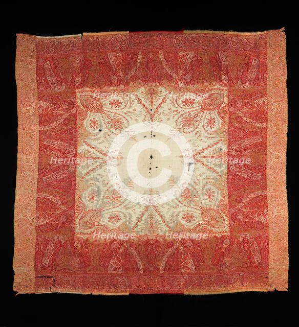 Shawl, probably Scottish, 1830-50. Creator: Unknown.