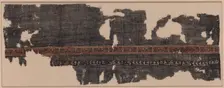 Shawl with Coptic Inscriptions, Egypt, 9th-10th century. Creator: Unknown