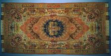 Shawl with Genre Scenes, 1875-1899. Creator: Unknown