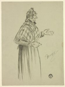 Shawled London Character, n.d. Creator: Philip William May