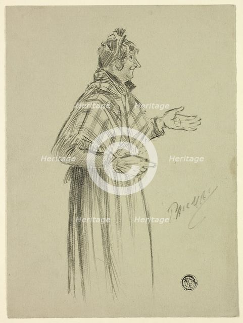 Shawled London Character, n.d. Creator: Philip William May.