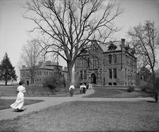 Shattuck and Williston Halls, Mount Holyoke College, South Hadley, Mass., c1908. Creator: William H. Jackson