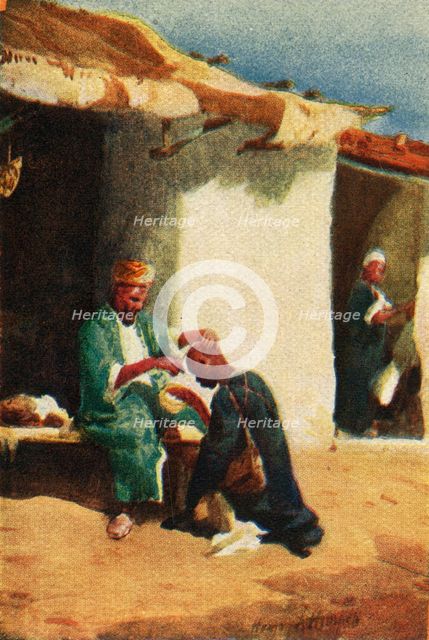 'Shaving The Head - Acts xxi 24', c1924. Creators: James Clark, Henry A Harper.