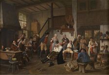 Shaving Day, 1873. Creator: Jan David Col