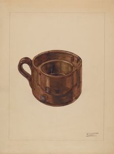 Shaving Mug, 1935/1942. Creator: Frank Fumagalli