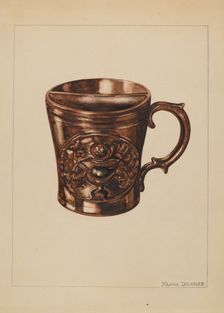 Shaving Mug, 1935/1942. Creator: Yolande Delasser
