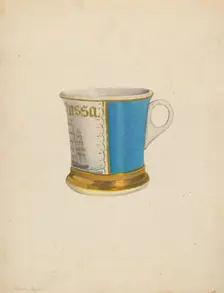 Shaving Mug, c. 1938. Creator: Roberta Spicer