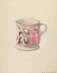 Shaving Mug, c. 1940. Creator: Bufano, Virginia