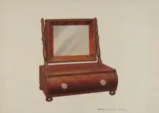 Shaving Stand, c. 1938. Creator: William H Edwards