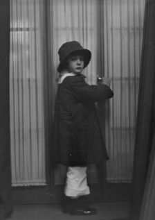 Shaw, Russell, Master, or Master Russell Thaw, portrait photograph, 1916. Creator: Arnold Genthe