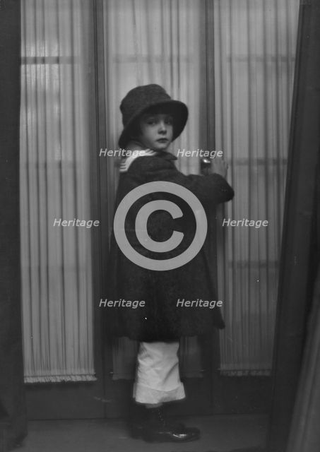 Shaw, Russell, Master, or Master Russell Thaw, portrait photograph, 1916. Creator: Arnold Genthe.