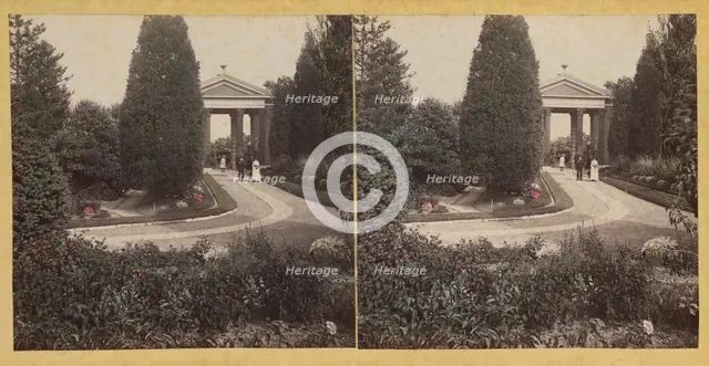 Shaw's Garden. Main Entrance, inside view. St. Louis, Missouri, about 1872-1874. Creator: Boehl & Koenig.