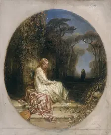She never told her love 1825-1892. Creator: Alfred Joseph Woolmer