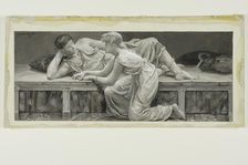 She Nothing Said, But Pale and Meek, Arose and Knelt Before Him, 1885. Creator: Will H. Low