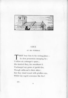 She at His Funeral c1898. Creator: Unknown
