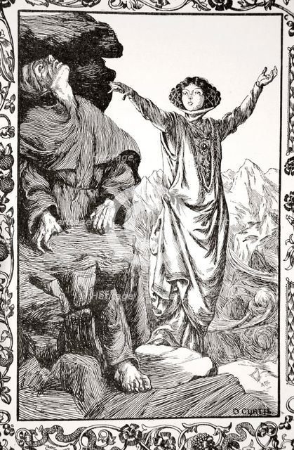 'She caused the rock to shut down', 1905.  Creator: Dora Curtis.