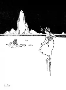 She Entered the Large, Cold, Empty Hall c1930. Artist: W Heath Robinson