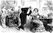 "She had captivated a widower with five daughters...", 1880. Creator: Joseph Swain