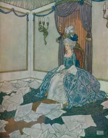She had read all the newspapers in the world and had forgotten them again, so clever is she, 1912. Artist: Edmund Dulac