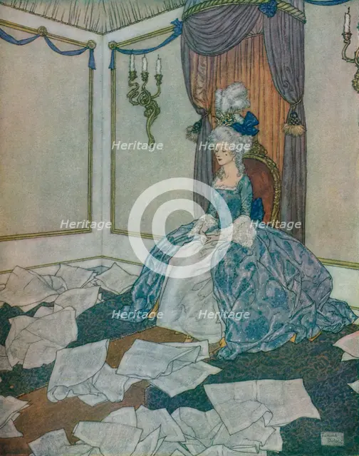 She had read all the newspapers in the world and had forgotten them again, so clever is she, 1912. Artist: Edmund Dulac.