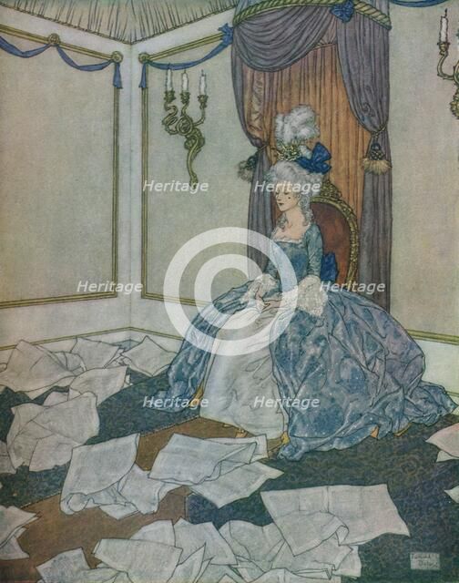 She had read all the newspapers in the world and had forgotten them again, so clever is she, 1912. Artist: Edmund Dulac.