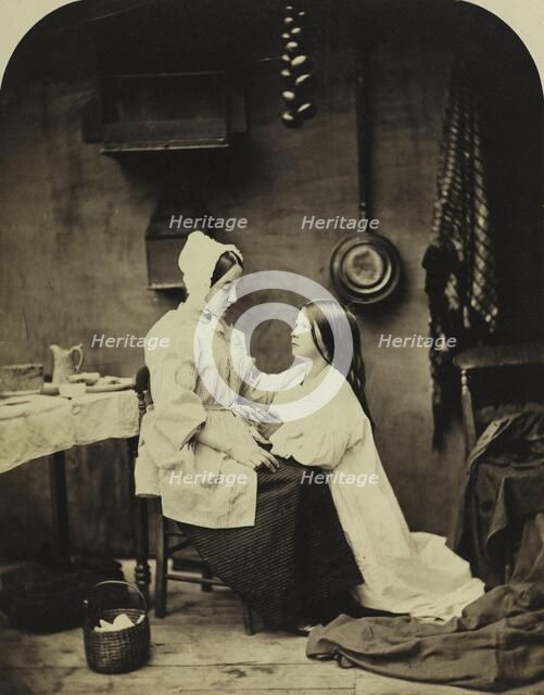 She Runs Home and Tells Her Mother All about It, 1858. Creator: Henry Peach Robinson (British, 1830-1901).