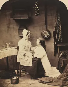 She Runs Home and Tells Her Mother All about It, 1858. Creator: Henry Peach Robinson (British, 1830-1901)