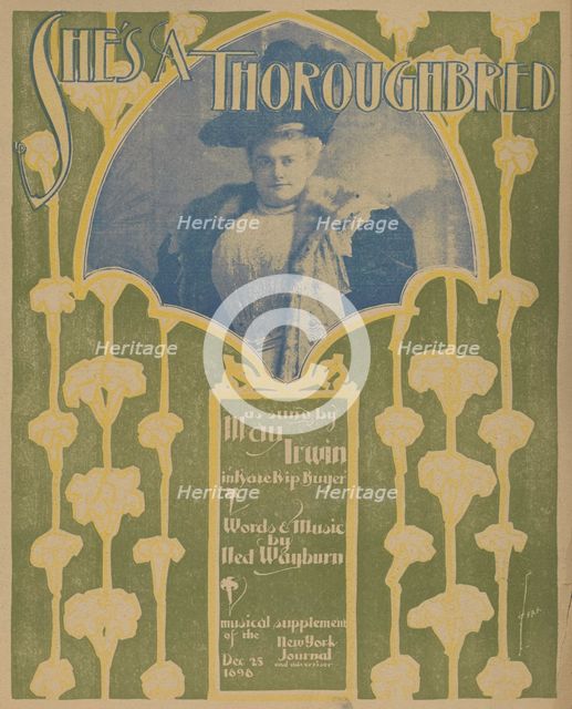 'She's a thoroughbred', 1898. Creator: Unknown.