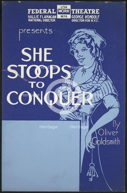 She Stoops to Conquer, [193-]. Creator: Unknown.