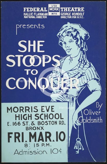She Stoops to Conquer, New York, [1930s]. Creator: Unknown.