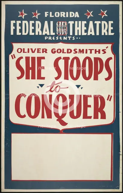 She Stoops to Conquer, Jacksonville, FL, 1938. Creator: Unknown.