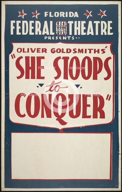 She Stoops to Conquer, Jacksonville, FL, 1938. Creator: Unknown.