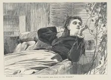 She Turned her Face to the Window (The Galaxy, An Illustrated Magazine of Entertaining..., May 1868. Creator: Edward Sears