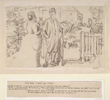 She was "Sorry She Spoke", 1870-1891. Creator: Charles Samuel Keene