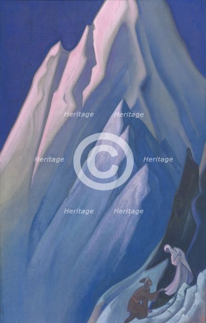 She Who Leads, 1944. Artist: Roerich, Nicholas (1874-1947)